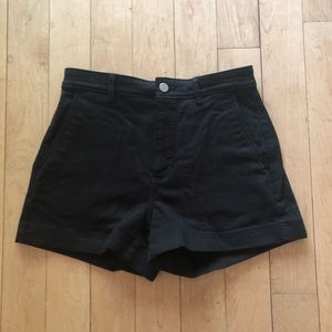 Everlane The Cotton Twill Short Black Size 6